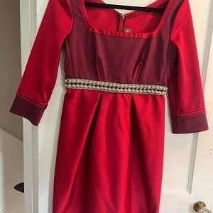 Zac Posen Cocktail Dress.  Size 8, 3/4 sleeves.